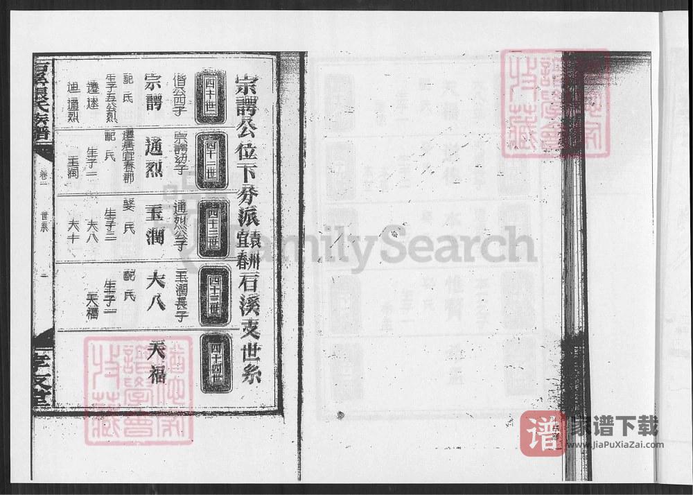 图片[2]-江西宜春西村镇下石溪张氏族谱（孝友堂）PDF高清电子版下载-家谱下载
