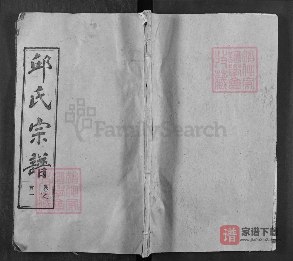 图片[1]-湖北黄冈邱氏宗谱（忠实堂）PDF高清电子版下载-家谱下载