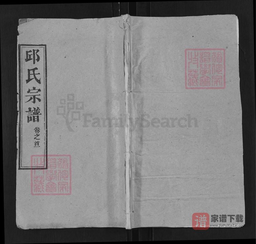 图片[1]-湖北武汉新洲区邱氏宗谱（忠实堂）PDF高清电子版下载-家谱下载