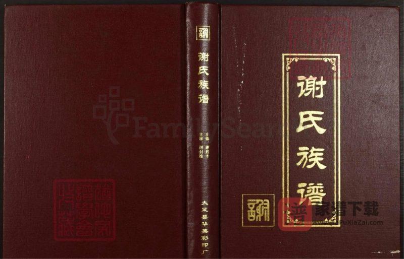 重庆大足区谢氏族谱（宝树堂）PDF高清电子版下载-家谱下载