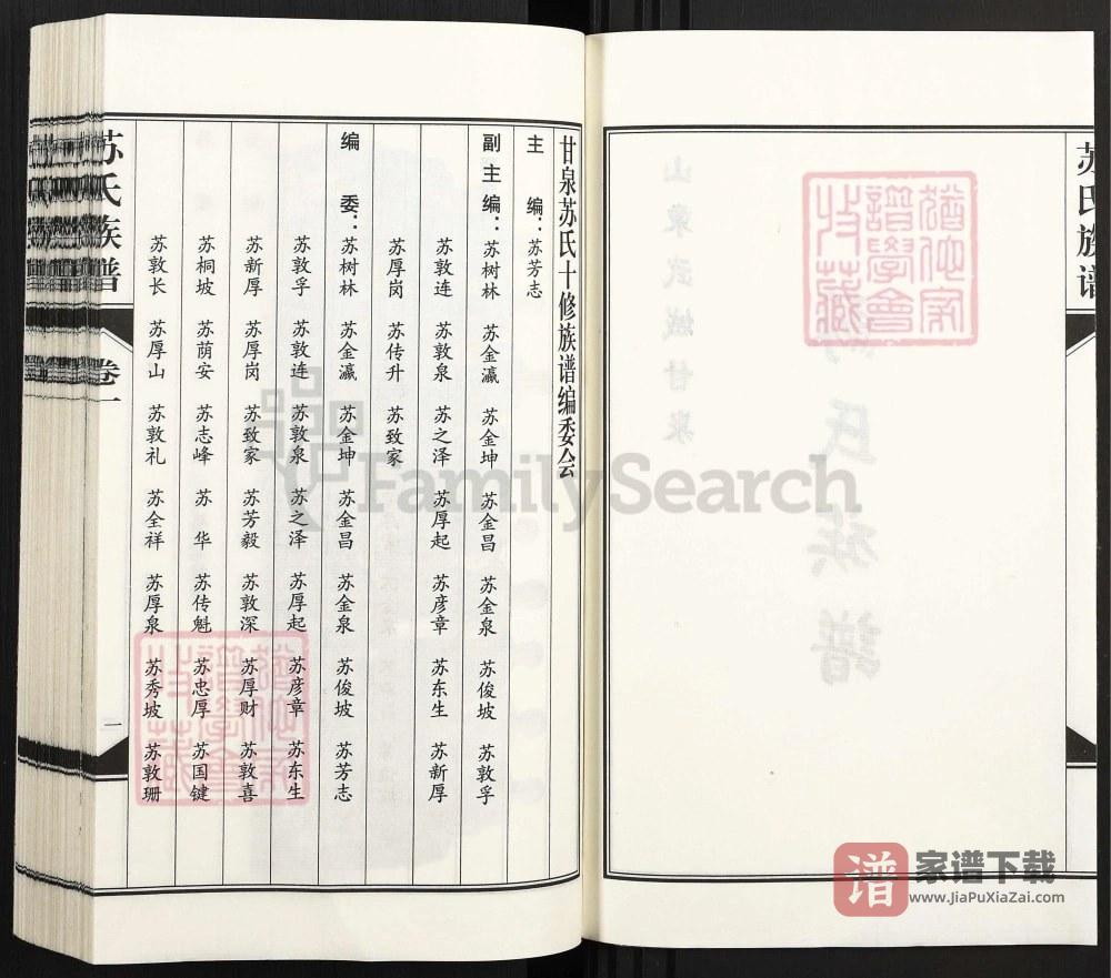图片[2]-山东德州武城甘泉苏氏族谱PDF高清电子版下载-家谱下载