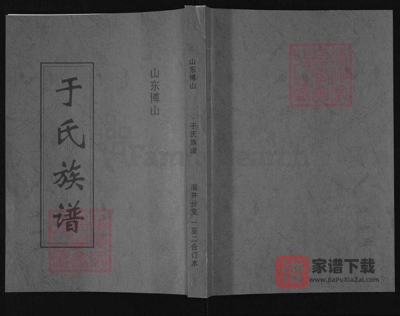 山东淄博博山于氏族谱PDF高清电子版下载-家谱下载