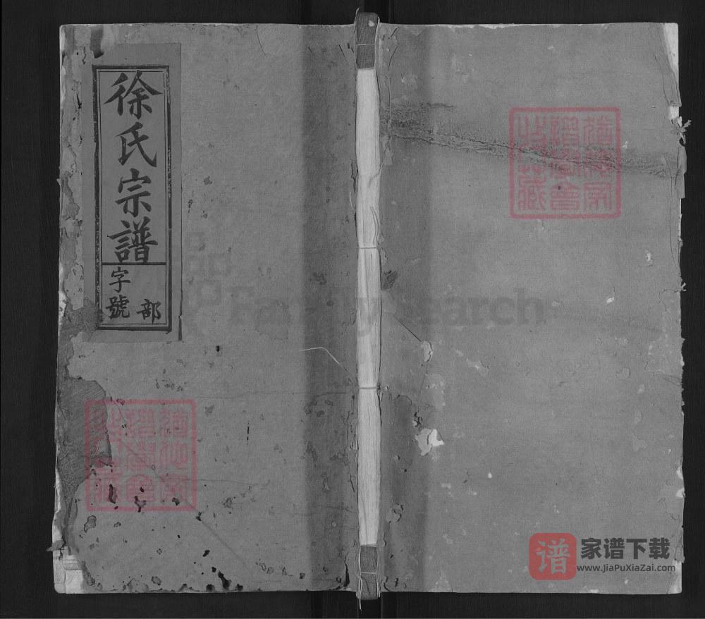 图片[1]-江西上饶广丰笔峰山徐氏宗谱（生花堂）PDF高清电子版下载-家谱下载