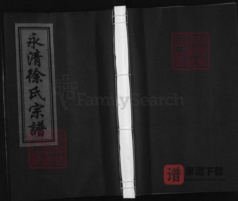 浙江东阳永清徐氏宗谱PDF高清电子版下载-家谱下载