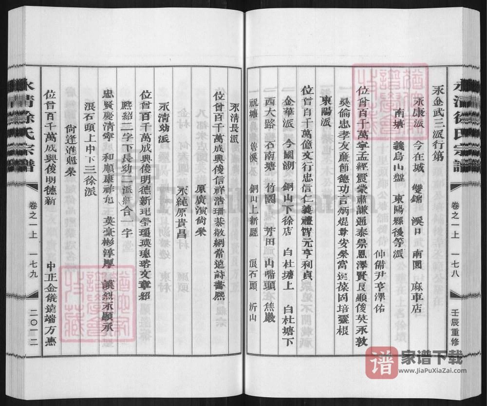 图片[2]-浙江东阳永清徐氏宗谱PDF高清电子版下载-家谱下载
