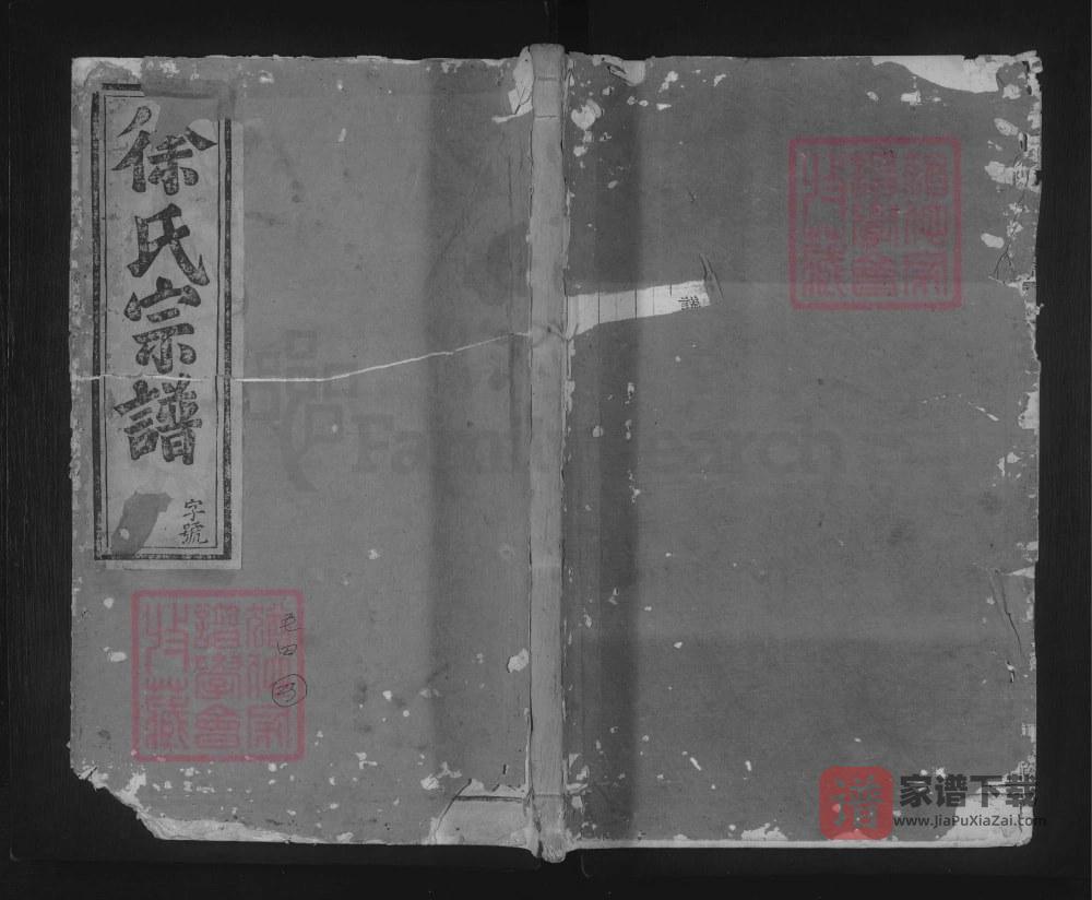 图片[1]-浙江浦江县七星峰下徐氏宗谱PDF高清电子版下载-家谱下载