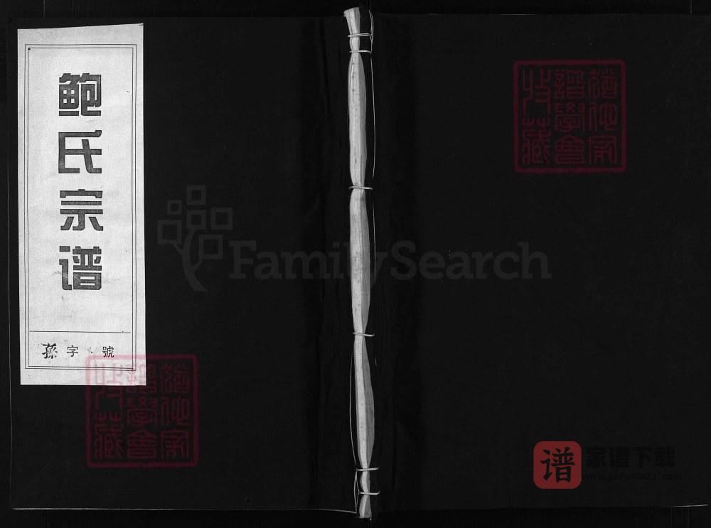浙江兰溪后陈鲍氏宗谱（真德堂）PDF高清电子版下载