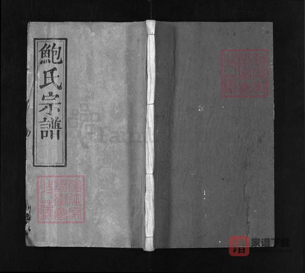 湖北麻城鲍氏宗谱（俊逸堂，民国6年本）PDF高清电子版下载