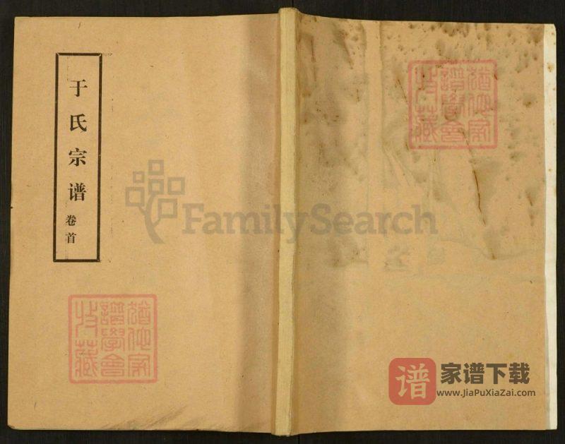 河南开封通许县于氏宗谱(祀先堂)PDF高清电子版下载-家谱下载