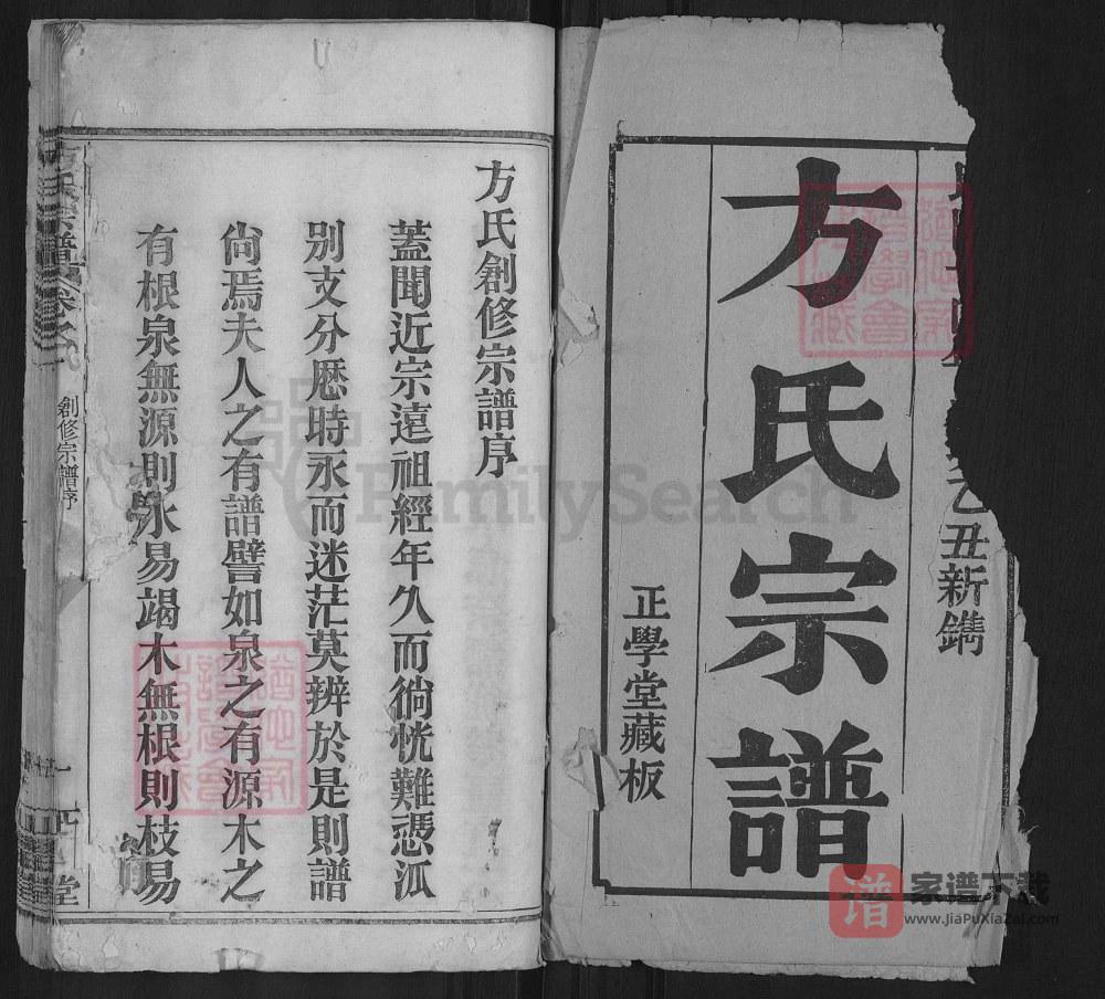 图片[2]-湖北麻城方氏宗谱（正学堂）PDF高清电子版下载-家谱下载
