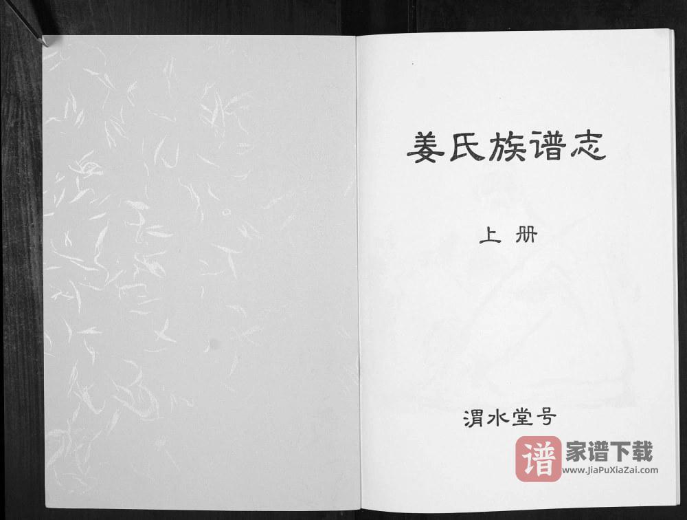 江苏宿迁姜氏族谱志（渭水堂）PDF高清电子版下载