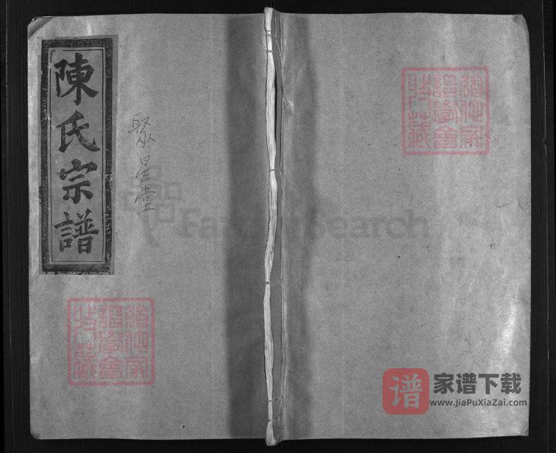 浙江温州平阳县颖川郡陈氏宗谱（聚星堂）PDF高清电子版下载-家谱下载