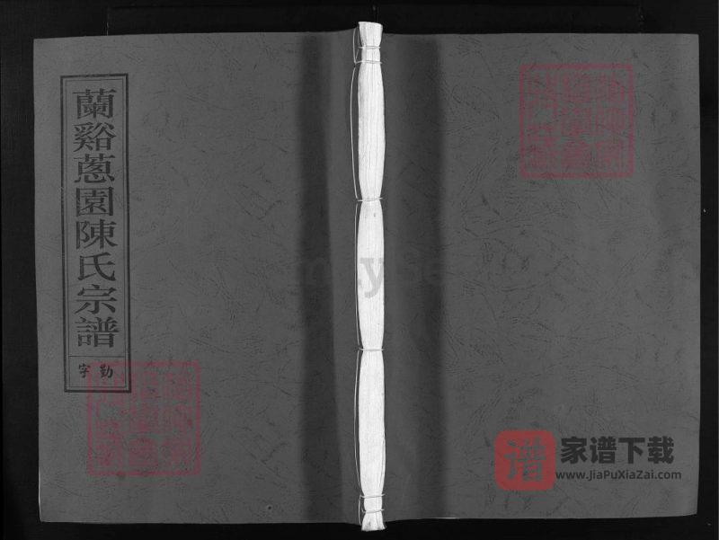 浙江兰溪葱园陈氏宗谱（彝伦堂）PDF高清电子版下载-家谱下载