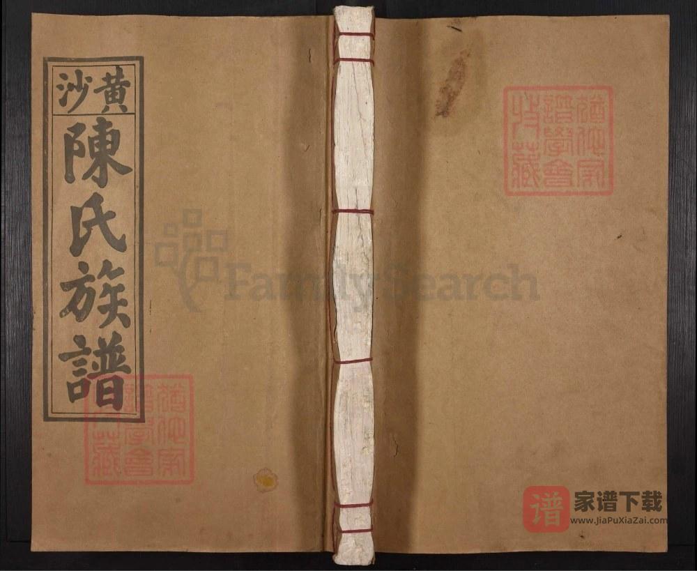 江西赣州黄沙陈氏九修族谱（益恭堂）PDF高清电子版下载