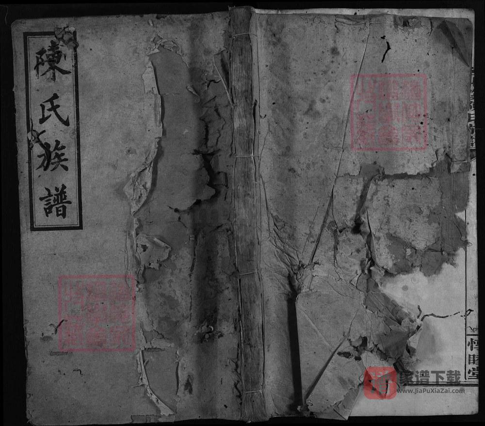 湖南浏阳七溪陈氏族谱（惇睦堂）PDF高清电子版下载