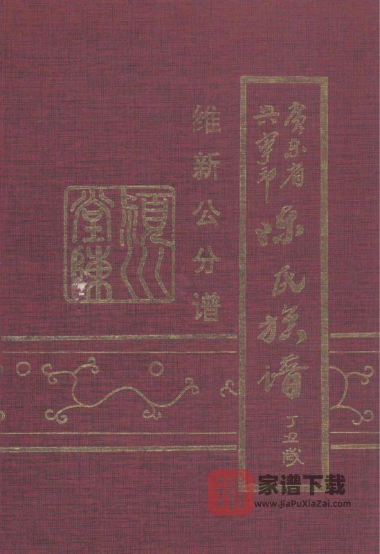 广东兴宁陈氏族谱维新公分谱PDF高清电子版下载-家谱下载