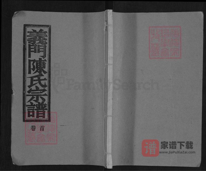 湖北武穴义门陈氏大成宗谱（大义堂）PDF高清电子版下载-家谱下载