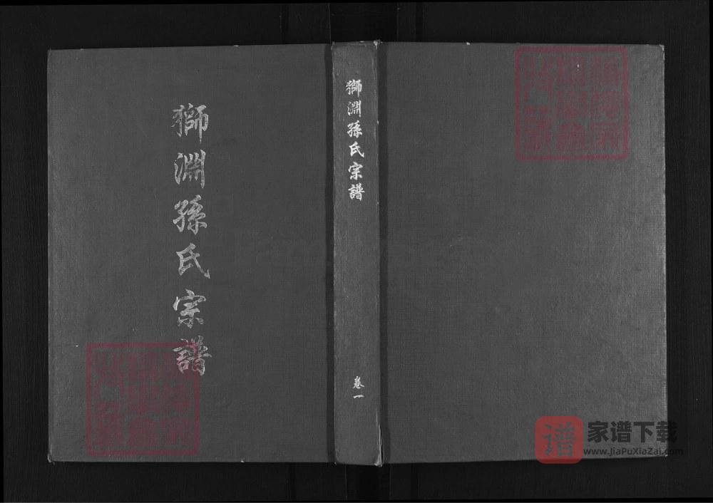 图片[1]-福建泉州安溪县狮渊孙氏宗谱PDF高清电子版下载-家谱下载