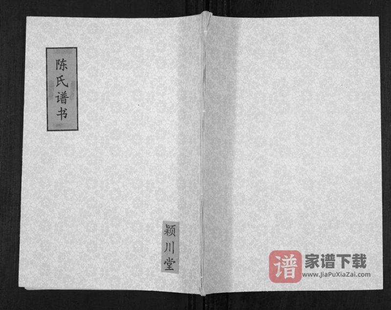 江苏高邮陈氏谱书（颖川堂）PDF高清电子版下载-家谱下载