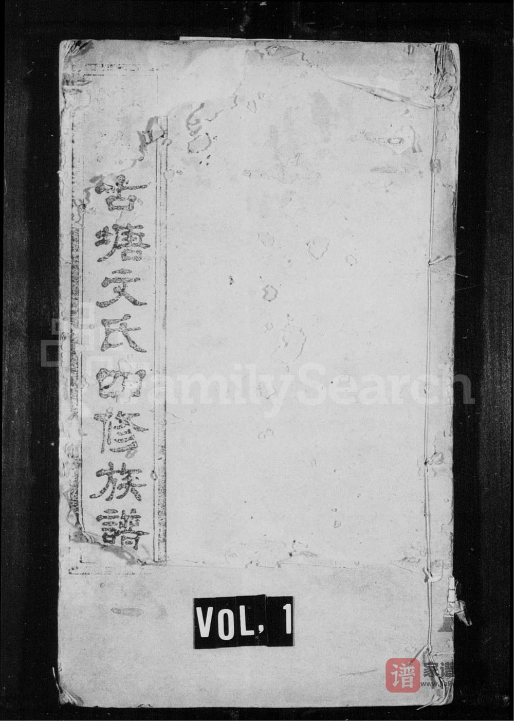 图片[1]-湖南湘潭中湘古塘文氏四修族谱（久大堂）PDF高清电子版下载-家谱下载
