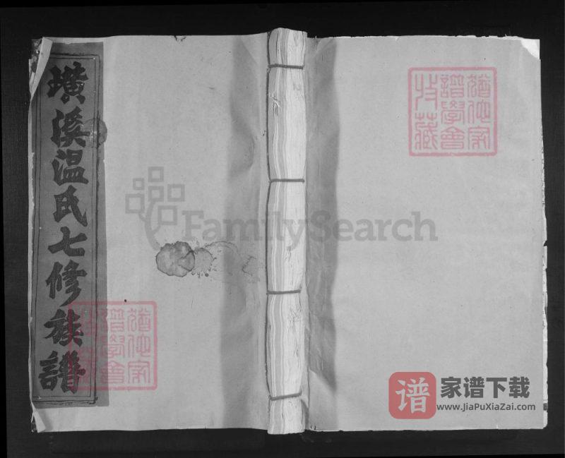 江西赣州宁都璜溪温氏祠七修族谱PDF高清电子版下载-家谱下载