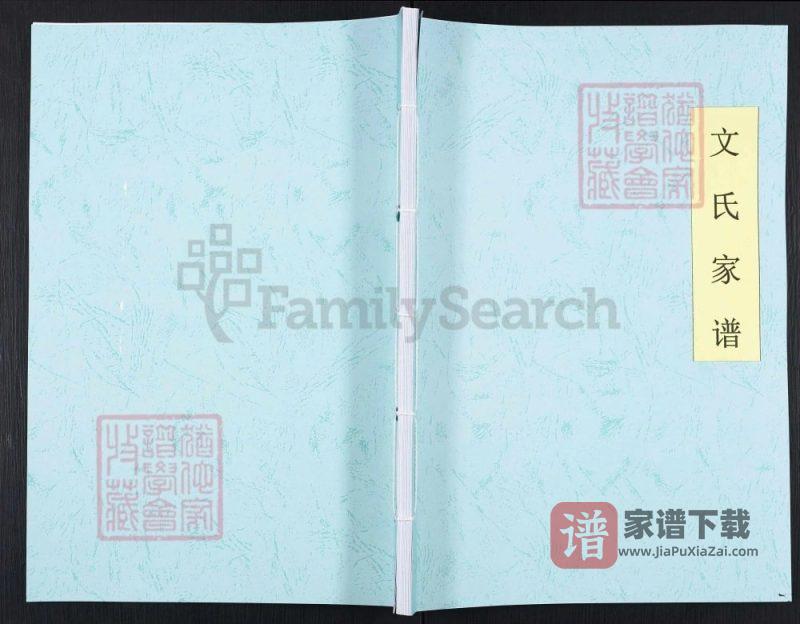 重庆巴南区文氏家谱PDF高清电子版下载-家谱下载