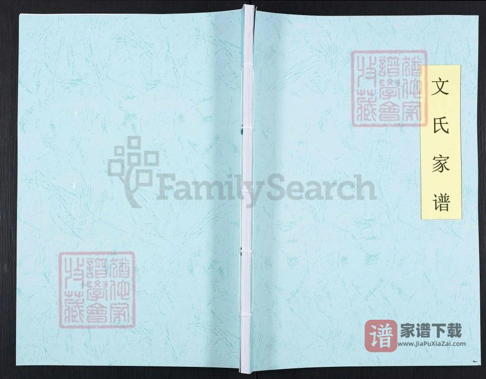 图片[1]-重庆巴南区文氏家谱PDF高清电子版下载-家谱下载