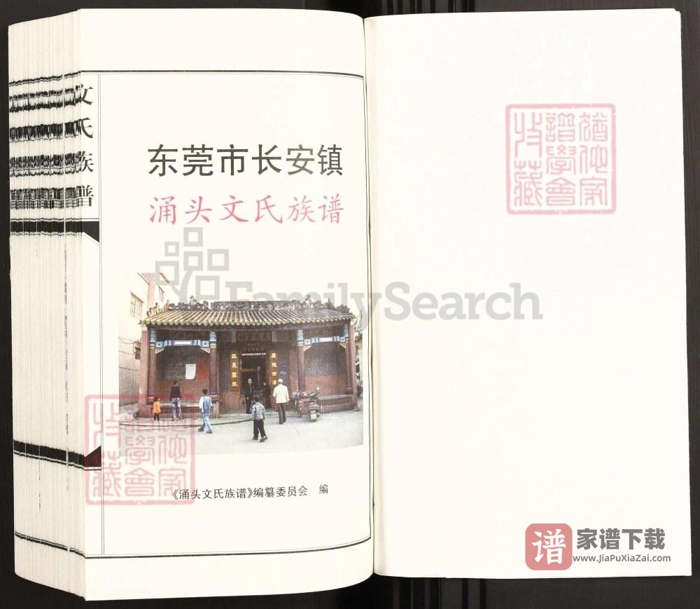 图片[2]-广东东莞长安镇涌头文氏族谱PDF高清电子版下载-家谱下载