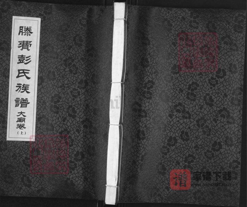 山东滕州滕费彭氏族谱（陇西堂）PDF高清电子版下载-家谱下载