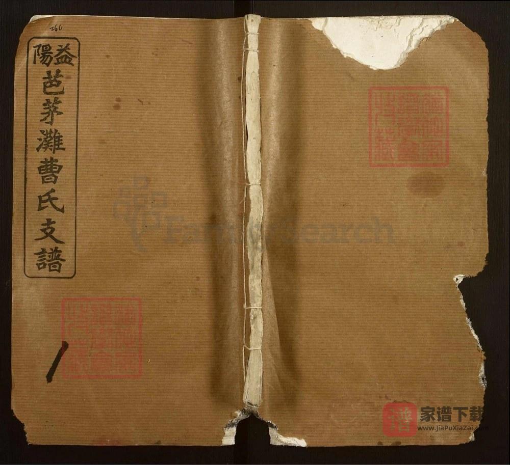 湖南益阳芭茅滩曹氏支谱（谯国堂）PDF高清电子版下载