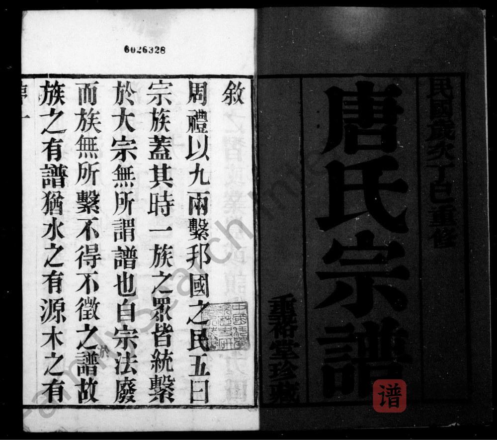 图片[2]-江苏常州唐氏宗谱（垂裕堂）PDF高清电子版下载-家谱下载