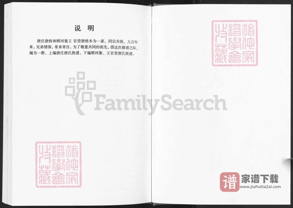 图片[2]-山东菏泽东明唐庄顺河集王官营唐氏族谱PDF高清电子版下载-家谱下载