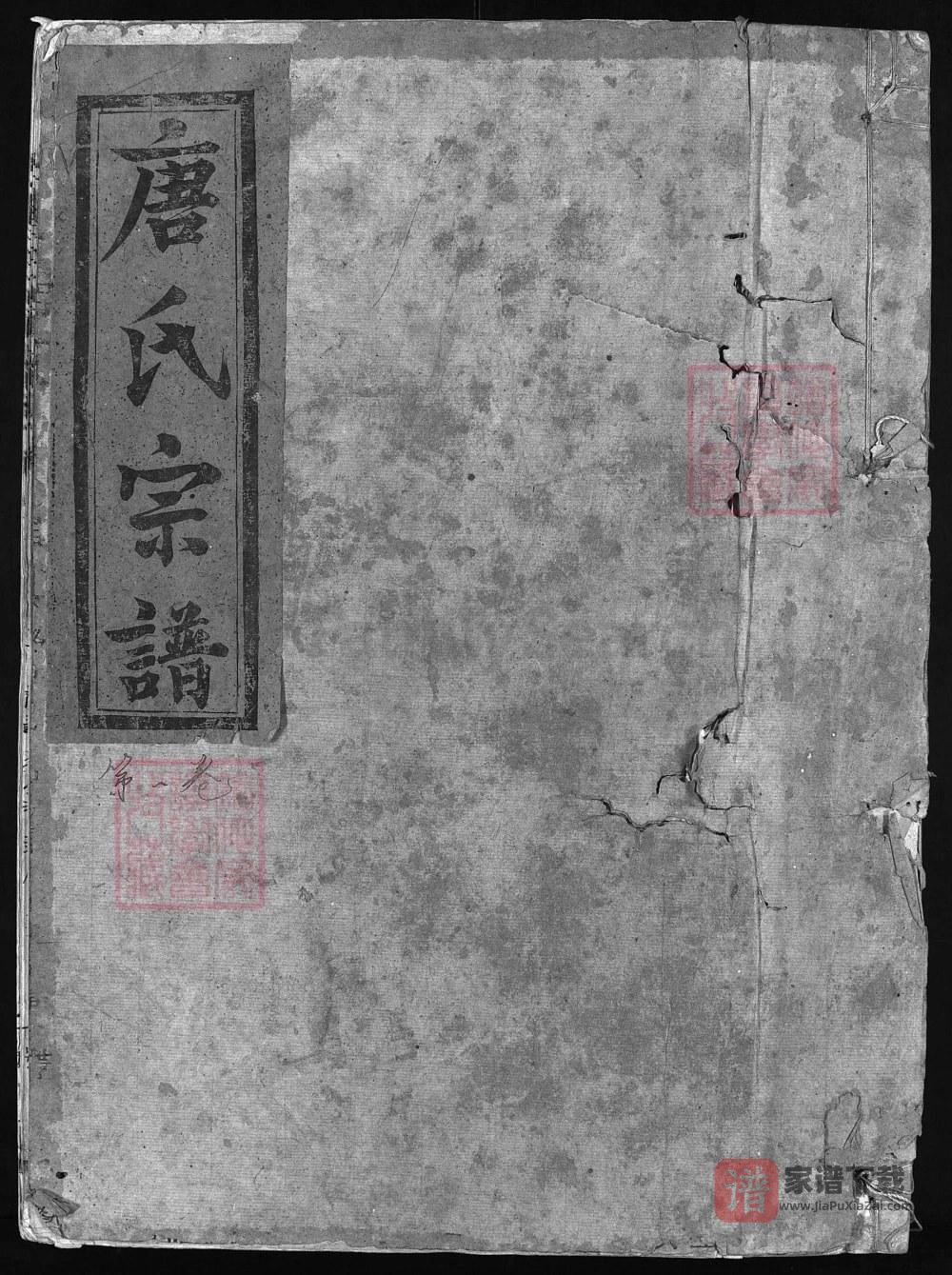 江西抚州南丰唐氏宗谱PDF高清电子版下载