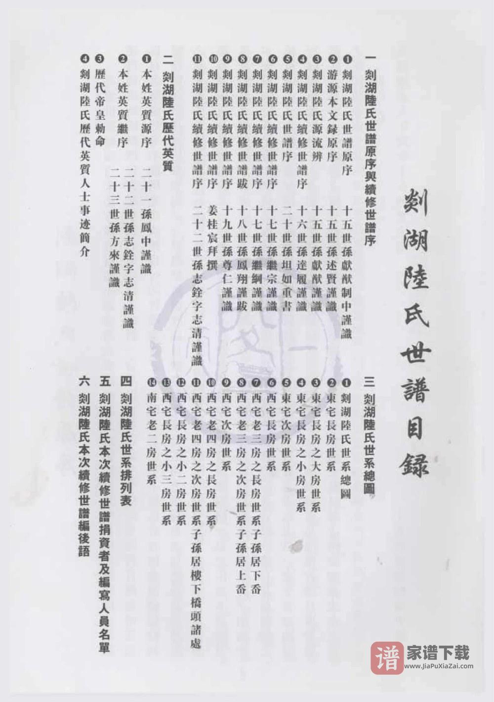 图片[1]-浙江余姚剡湖陆氏世谱（源本堂）PDF高清电子版下载-家谱下载