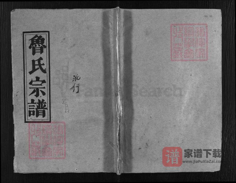 湖北黄冈浠水县鲁氏宗谱（秉礼堂，1994年本）PDF高清电子版下载-家谱下载