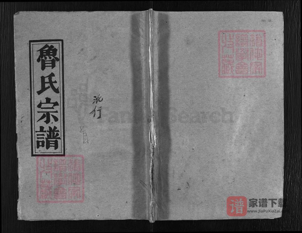 图片[1]-湖北黄冈浠水县鲁氏宗谱（秉礼堂，1994年本）PDF高清电子版下载-家谱下载