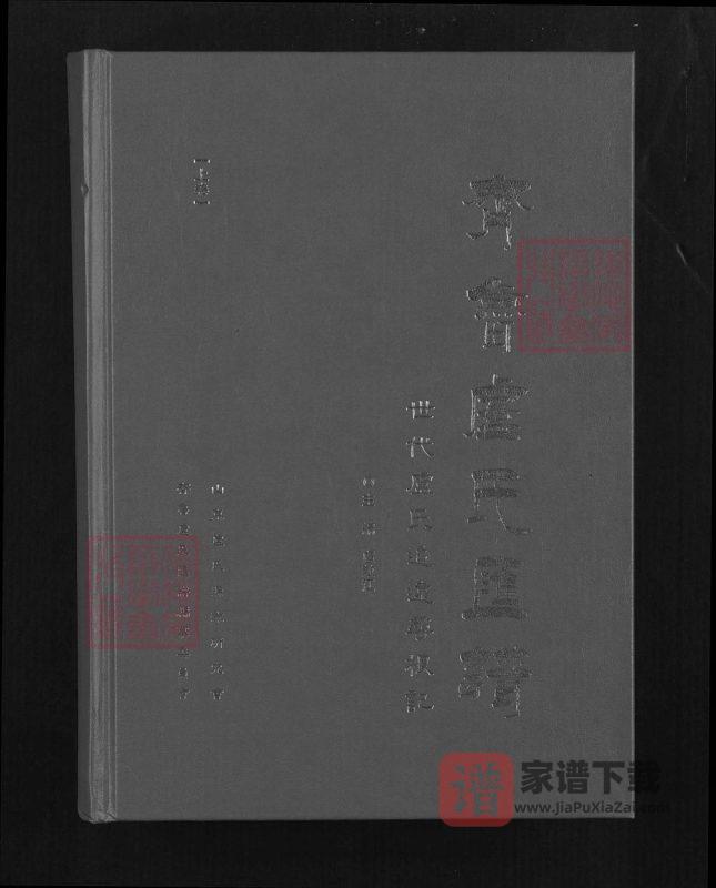 山东齐鲁卢氏汇谱PDF高清电子版下载-家谱下载