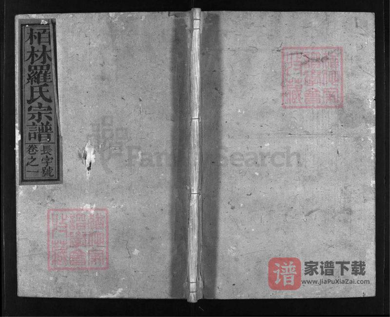 江西上饶栢林罗氏宗谱PDF高清电子版下载-家谱下载