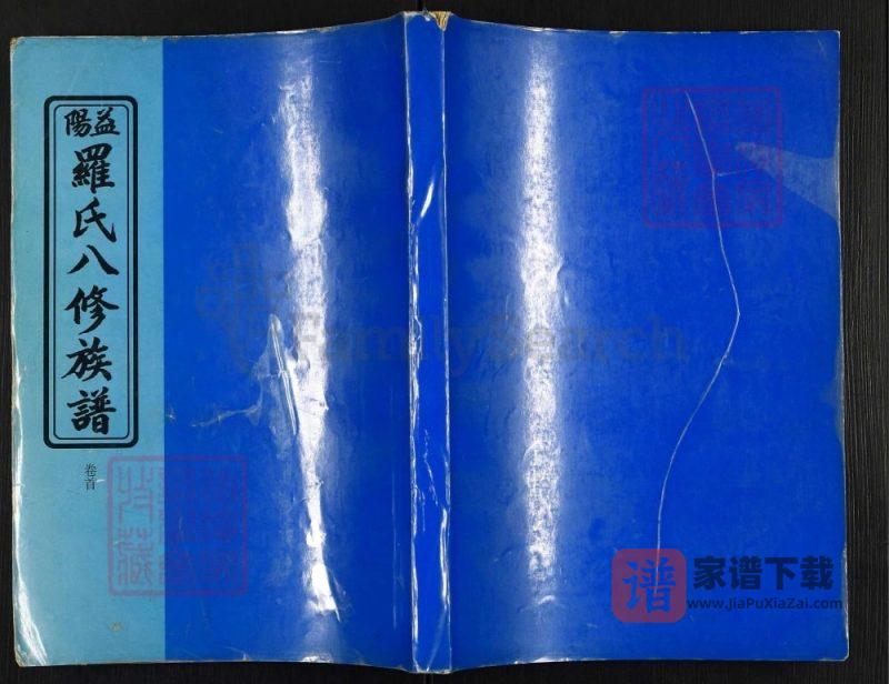 湖南益阳罗氏八修族谱PDF高清电子版下载-家谱下载