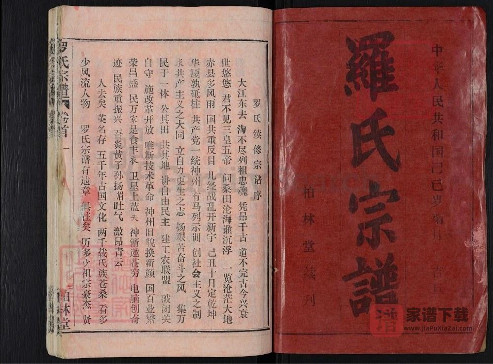 图片[2]-湖北武汉新洲区罗氏宗谱（柏林堂）PDF高清电子版下载-家谱下载