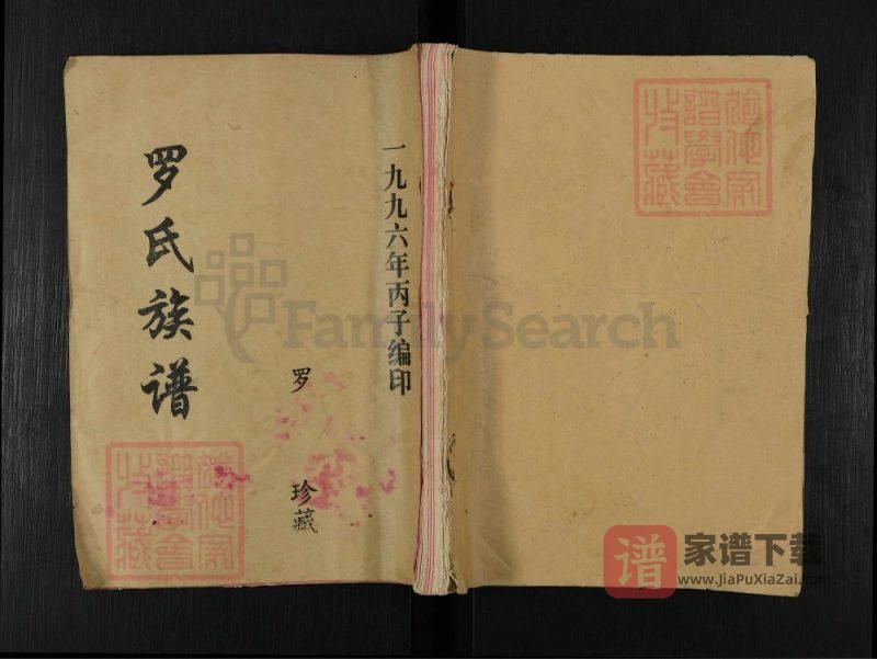 湖南益阳桃江县罗氏八修族谱（豫章堂）PDF高清电子版下载-家谱下载