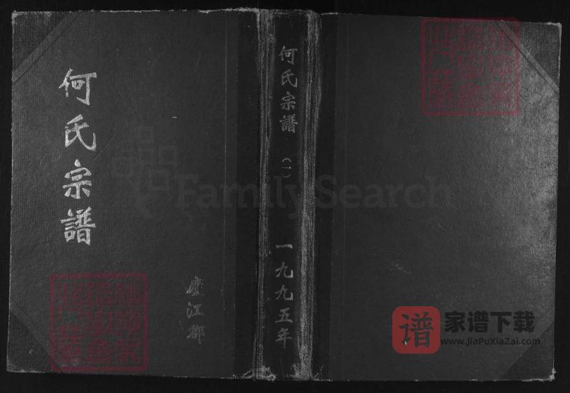 江苏淮安何氏宗谱（三高堂、庐江堂、敦说堂）PDF高清电子版下载-家谱下载