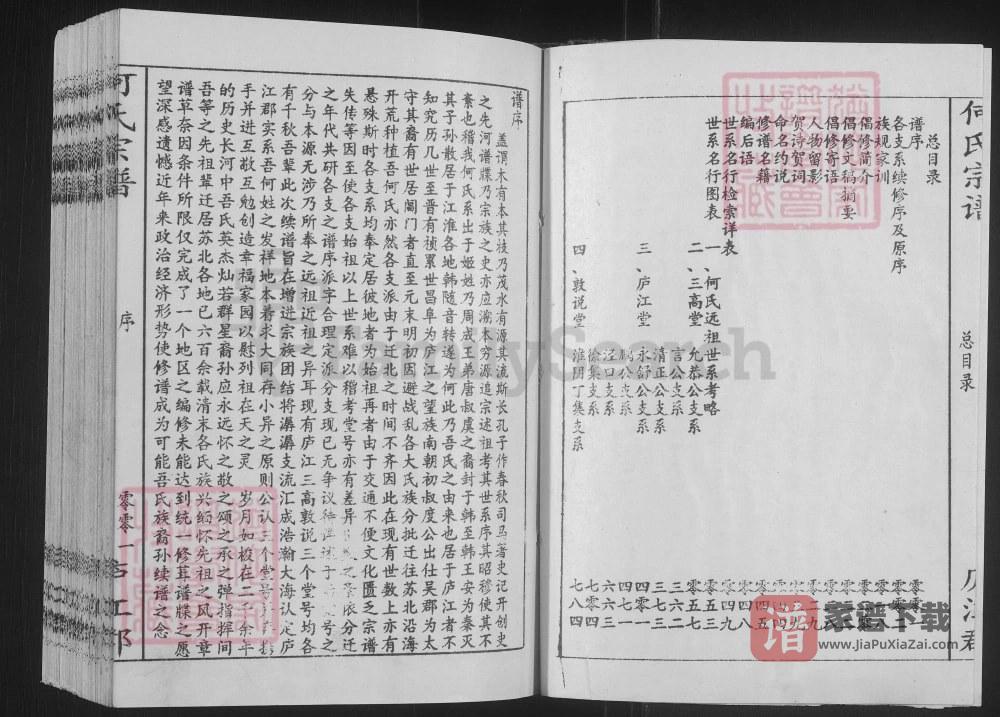 图片[2]-江苏淮安何氏宗谱（三高堂、庐江堂、敦说堂）PDF高清电子版下载-家谱下载