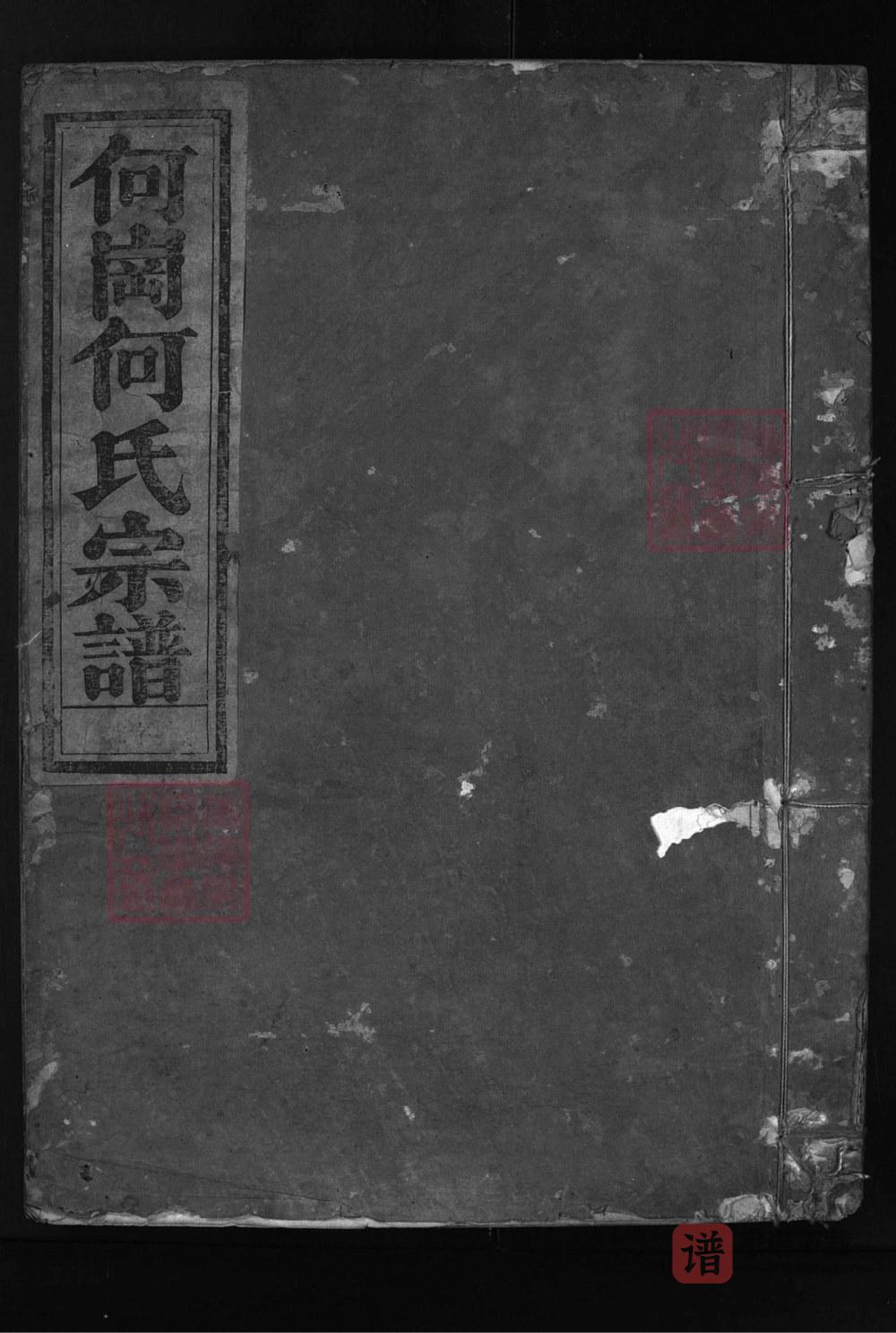 图片[1]-浙江兰溪何岗何氏宗谱（敦化堂）PDF高清电子版下载-家谱下载