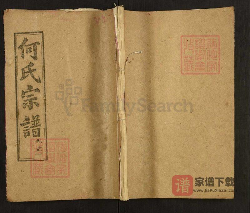 湖北黄冈何氏宗谱(弘德堂)PDF高清电子版下载-家谱下载
