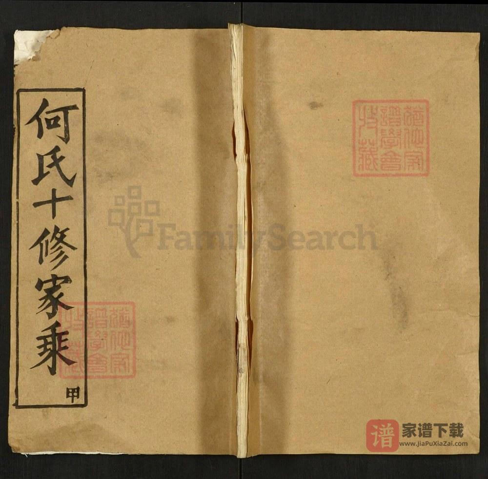 图片[1]-湖北黄冈麻城罗田何氏十修家乘（本源堂）PDF高清电子版下载-家谱下载