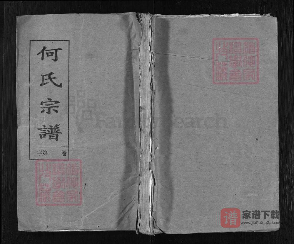 图片[1]-湖北黄冈蕲春何氏宗谱（光裕堂）PDF高清电子版下载-家谱下载