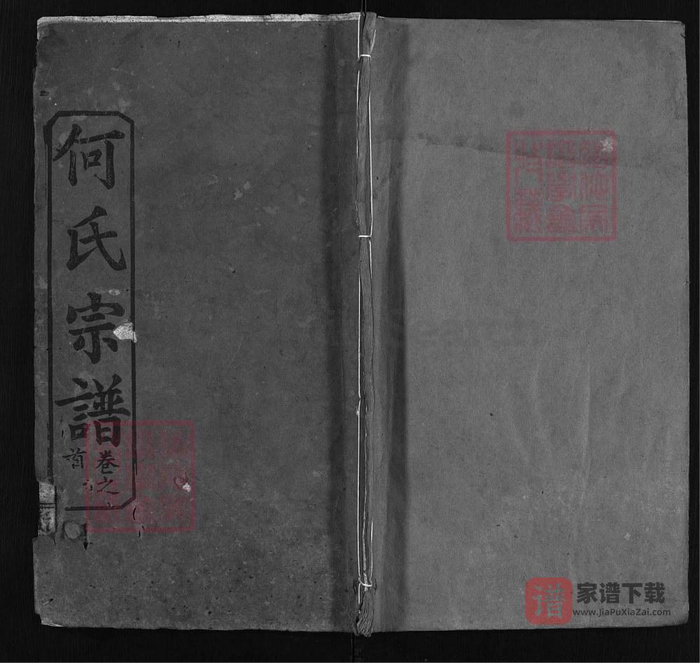 图片[1]-湖北黄冈何氏宗谱（济德堂）PDF高清电子版下载-家谱下载