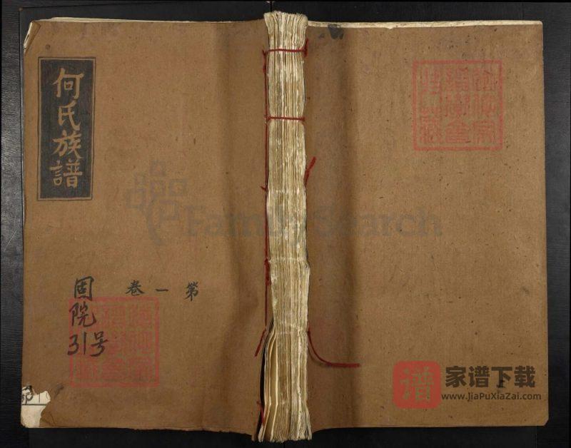 江西赣州于都赣雩何氏五修族谱PDF高清电子版下载-家谱下载