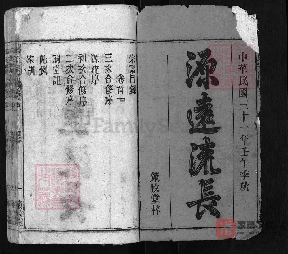 图片[2]-安徽安庆宿松县何氏宗谱（策枚堂）PDF高清电子版下载-家谱下载